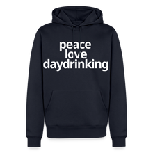 Peace Love Daydrinking Hoodie - navy