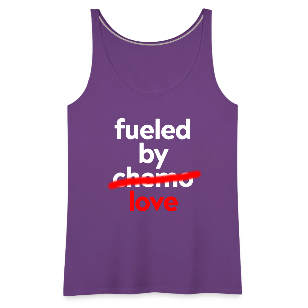 Fueled by Chemo Women’s Premium Tank Top - purple