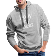 Body By Beer Hoodie - heather grey