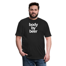 Body By Beer Fitted Cotton/Poly T-Shirt - black