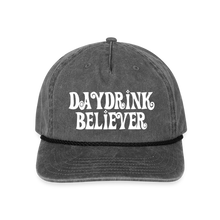 Daydrink Believer Vintage Washed Rope Cap - washed black