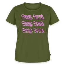 Women's Cheap Drunk T! - khaki green 