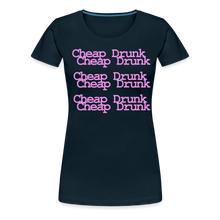 Women's Cheap Drunk T! - deep navy