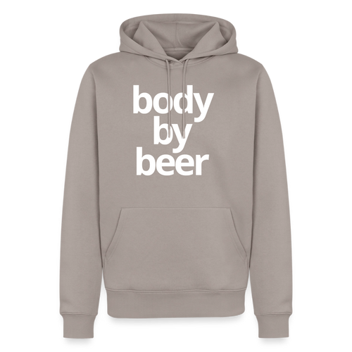 Body By Beer Hoodie - taupe
