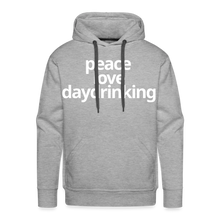 Peace Love Daydrinking Hoodie - heather grey