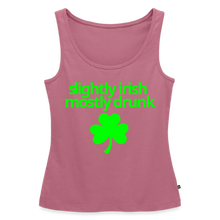 Slightly Irish Mostly Drunk Women's Tank - mauve