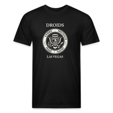 Fitted Cotton/Poly Droids Punk T-Shirt by Next Level - black