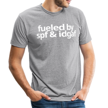 spf & idgaf T-Shirt - heather grey