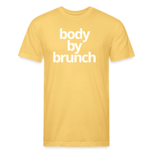 Body By Brunch Fitted Cotton/Poly T-Shirt - pastel yellow