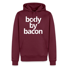 Body By Bacon Hoodie - burgundy