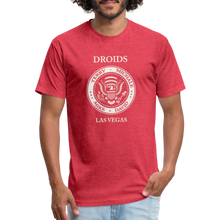 Fitted Cotton/Poly Droids Punk T-Shirt by Next Level - heather red