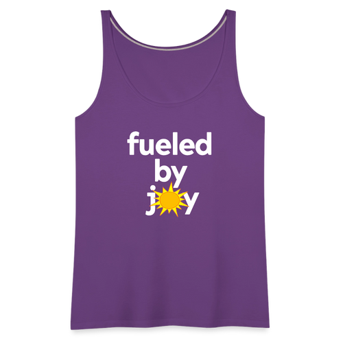 Fueled by Joy Premium Tank Top - purple