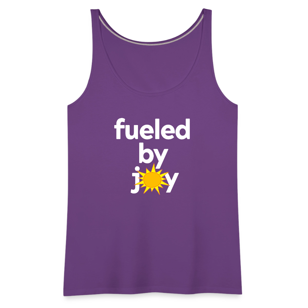 Fueled by Joy Premium Tank Top - purple