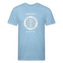 Fitted Cotton/Poly Droids Punk T-Shirt by Next Level - heather blue