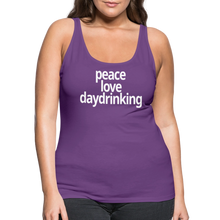 Peace Love Daydrinking Women’s Tank - purple