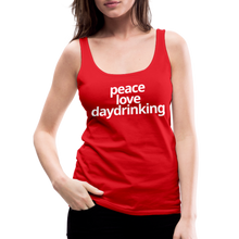 Peace Love Daydrinking Women’s Tank - red