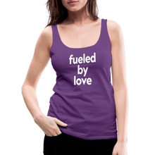 Fueled By Love Women’s Premium Tank Top - purple