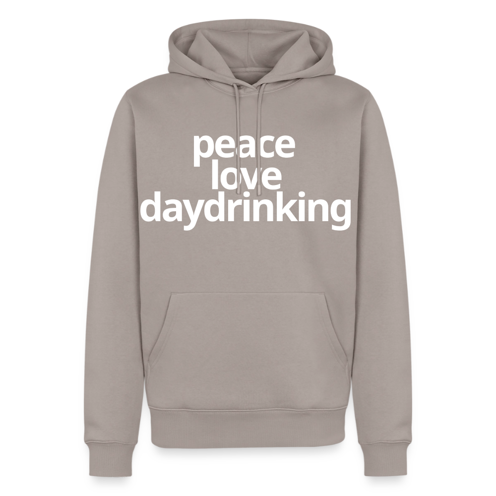 Peace Love Daydrinking Hoodie - taupe
