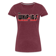 Women's Whipits Logo T-Shirt - heather burgundy