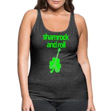 Shamrock and Roll Women's Tank - charcoal grey