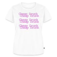 Women's Cheap Drunk T! - white