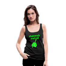 Shamrock and Roll Women's Tank - black