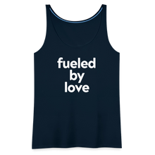 Fueled By Love Women’s Premium Tank Top - deep navy