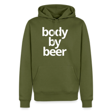 Body By Beer Hoodie - khaki green 
