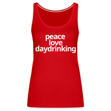 Peace Love Daydrinking Women’s Tank - red