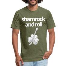 Shamrock and Roll T - heather military green