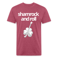 Shamrock and Roll T - heather burgundy