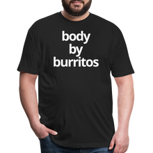 Body By Burritos Fitted Cotton/Poly T-Shirt - black