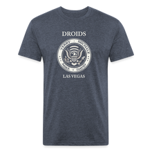 Fitted Cotton/Poly Droids Punk T-Shirt by Next Level - heather navy