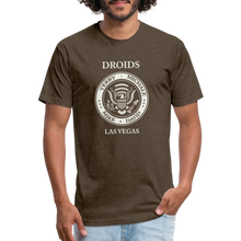 Fitted Cotton/Poly Droids Punk T-Shirt by Next Level - heather espresso
