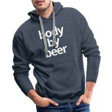 Body By Beer Hoodie - heather denim