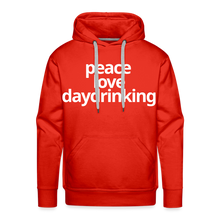 Peace Love Daydrinking Hoodie - red