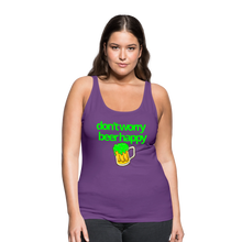 Don't Worry Beer Happy Women's Tank - purple