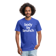 Body By Brunch Fitted Cotton/Poly T-Shirt - heather royal