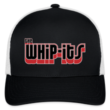 Whipits Logo Flexfit Fitted Baseball Cap - black/white