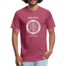 Fitted Cotton/Poly Droids Punk T-Shirt by Next Level - heather burgundy