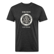 Fitted Cotton/Poly Droids Punk T-Shirt by Next Level - heather black