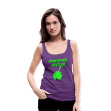 Shamrock and Roll Women's Tank - purple