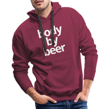 Body By Beer Hoodie - burgundy