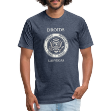 Fitted Cotton/Poly Droids Punk T-Shirt by Next Level - heather navy
