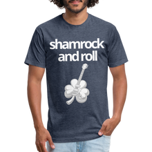 Shamrock and Roll T - heather navy