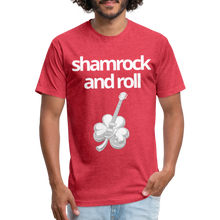 Shamrock and Roll T - heather red
