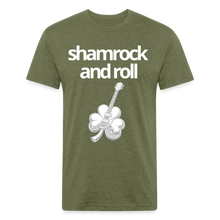 Shamrock and Roll T - heather military green