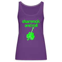 Shamrock and Roll Women's Tank - purple