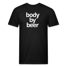 Body By Beer Fitted Cotton/Poly T-Shirt - black