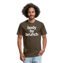 Body By Brunch Fitted Cotton/Poly T-Shirt - heather espresso